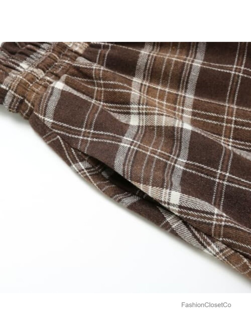 High Waisted Plaid Maxi Skirt with Pockets Renaissance A-Line Flowy - Picture 4 of 6